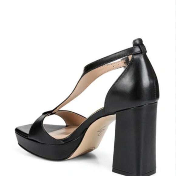 27 EDIT Naturalizer Jae Leather T-Strap Platform Dress Sandals - Picture 11 of 11